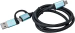 I-Tec USB Type-C kabel 1m Sort