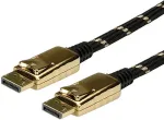 ROLINE 11.04.5648 DisplayPort cable 7.5 m Black, Gold