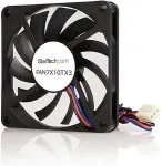StarTech.com 70x70x10mm TX3 Replacement Fan, Black, 0.25, 2.16, 70 x 10 x 70, 12 DC, 1 - TX3 F