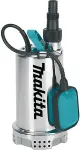 MAKITA CLEAN WATER PUMP WITH FLOAT 1100W 250 l/min INOX PF1100