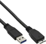 Inline 35405 - USB-Kabel - USB Typ A, 4-polig (M) - Micro-USB Typ B, 9-polig (M) - 0,5m (USB3.0) (35405)