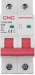 Noname Miniature Circuit Breaker, 2P, 20A, Class C, 6kA