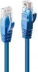 Lindy - Patch-Kabel - RJ-45 (M) - bis - RJ-45 (M) - 30,0m - UTP - CAT 6 - gepresst, verseilt, glatt - Blau (48025)