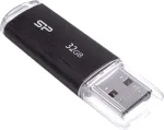 M&auml;lukaart Silicon Power Ultima U02 USB flash drive 32 GB USB Type-A 2.0 Black