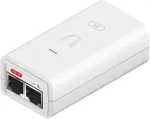 Ubiquiti POE Injector, 24VDC, 12W, Gigabit Port, weiss