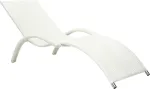 Home4you Lamamistool MERIDIAN 70x175xH28/70cm, valge