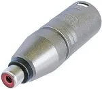 Neutrik NA2MPMF - Audio-Adapter - XLR3 (M) bis RCA (W) (NA2MPMF)