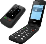 No name eSTAR Digni Flip 6.1 cm (2.4") 102 g Black, Red Senior phone