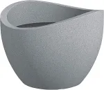 Scheurich Wave Globe 250 Outdoor Pot planter Freestanding Plastic Grey