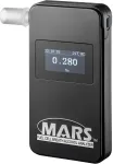 ALCOVISOR Electrochemical breathalyzer MART BT black