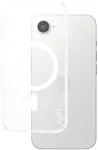 PANZERGLASS Kaitse&uuml;mbris Star Lit MagSafe, Apple iPhone 17e / iPhone 16e, l&auml;bipaistev s&auml;delusega valge MagSafe ringiga, CARE by