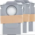 Roborock Vacuum Cleaner Accessory||Disposable Dust Bag 3pcs|White|For Qrevo/Qrevo MaxV/S8 MaxV Ultra/S8 Max Ultra/Qrevo S/Qrevo Pro/Qrevo Master/Qrevo Curv|8.02.0238