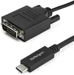 StarTech.com USB-C auf DVI Adapterkabel - 2 m - 1920x1200 Schwarz