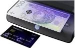 SAFESCAN 55 LED UV Pr&uuml;fger&auml;t f&uuml;r W&auml;hrungen, P&auml;sse Schwarz