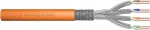 Digitus Professional Cat7 S/FTP installation cable simplex, Dca (orange, 50 meter roll)
