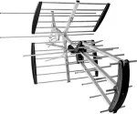 No name Directional antenna DVB-T / DVB-T2 DPM HN63NWZ with LTE filter, 32 pcs., with amplifier