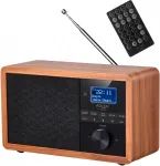 Adler AD 1184 radio Portable Digital Black, Wood