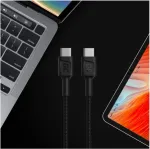 GREEN CELL GreenCell USB-C (ST-ST) 30cm Ladekabel QC 3.0 Schwarz