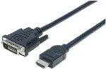 Manhattan HDMI 1.3 Kabel auf DVI-D DualLink St/St 3.0m bulk