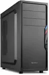 Korpus SHARKOON VS4-V - Midi Tower - ATX - ohne Netzteil - Schwarz - USB/Audio (4044951016037)