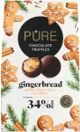 PURE CHOCOLATE PURE Piima&scaron;okolaaditr&uuml;hvlid piparkoogimaitselise t&auml;idisega, 120g