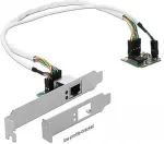 V&otilde;rgukaart Delock Mini PCIe I/O PCIe half size 1 x RJ45 Gigabit LAN Low Profile