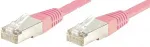 Equip Patchkabel Cat6 S/FTP 2xRJ45 15.00m pink LSZH Polybeutel