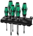 WERA 367/6 TORX BO Kraftform Schraubendrehersatz + Rack