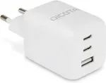 DICOTA Compact 3-Port GaN Wall Charger (65W) EU white