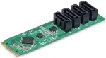 StarTech 4-PORT M.2 TO SATA ADAPTER M.2 PCIE 3.0 TO SATA EXPANSION C