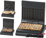 Steba Multi-Snack-Maker SG 55 3in1 black/silver