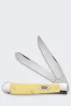 No name Case Trapper Pocket Knife SS Yellow