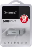 M&auml;lukaart Intenso USB 8GB 6,5/28 Alu Line srebrny U2