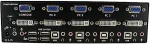 Startech .com StarView 4 Port DVI KVM USB Switch - 4-fach DVI Umschalter mit USB Hub - KVM-/Audio-/USB-Switch - USB - 4 x KVM/Audio/USB - 1 lokaler Benutzer - Desktop (SV431DDVDUA)