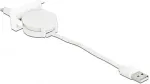Delock Easy 45 Modul USB 2.0 Ausrollkabel USB Typ-A zu USB Type-C weiss
