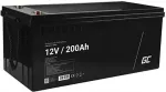 GREEN CELL AGM VRLA 12V 200Ah maintenance-free battery for camper, photovoltaics, solar panels, boats