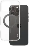 CARE PanzerGlass &trade; by &reg; Case Transparent w. Black Kickstand & MagSafe iPhone 16 Pro Max