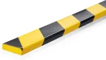Durable Fl&auml;chenschutzprofil S10 gelb/schwarz selbstkl 1m