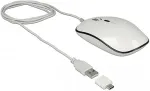 Hiir DeLOCK Optische 4-Tasten USB Typ-A + USB Type-C&trade; Desktop Maus