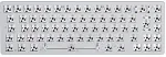 Klaviatuur Glorious PC Gaming Race Glorious GMMK 2 Compact Tastatur - Barebone, ISO-Layout, wei&szlig;