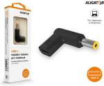 ALIGATOR USB-C power adapter 5.5x2.5 mm for Acer/Asus/HP/Lenovo/Toshiba laptops