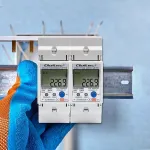 Qoltec Single phase meter for DIN rail 230V LCD WiFi