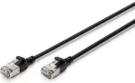 Digitus Patchkabel CAT 6A F/FTP Slim 3,00m schwarz