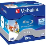 Toorikud Verbatim 1x10 BD-R Blu-Ray 50GB 6x Speed printable Jewel Case