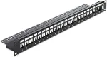 DELOCK Patchpanel 1HE 24 Keystone Ports 19,2 x 14,9mm
