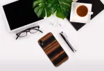 MAN&WOOD MAN&WOOD SmartPhone case iPhone XR ebony black