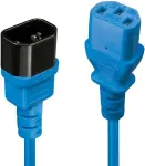 Lindy IEC-Netzverl&auml;ngerung C14 - C13 blau 0.5m