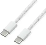 VALUE USB 2.0 Kabel, Typ C-C, ST/ST, 60W, wei, 2 m