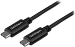Startech .com USB-C Kabel - St/St - 0,5m - USB 2.0 - USB-C Ladekabel - USB 2.0 Typ-C - Kurzes USB C Kabel - USB-Kabel - USB-C (M) bis USB-C (M) - USB 2.0 - 50 cm - Schwarz