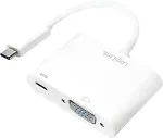LOGILINK 0.14m - 2xUSB-C/VGA - 2xUSB-C - VGA - Wei&szlig; - 1920 x 1200 Pixel - 0 - 45 &deg;C - -10 - 70 &deg;C (UA0259)